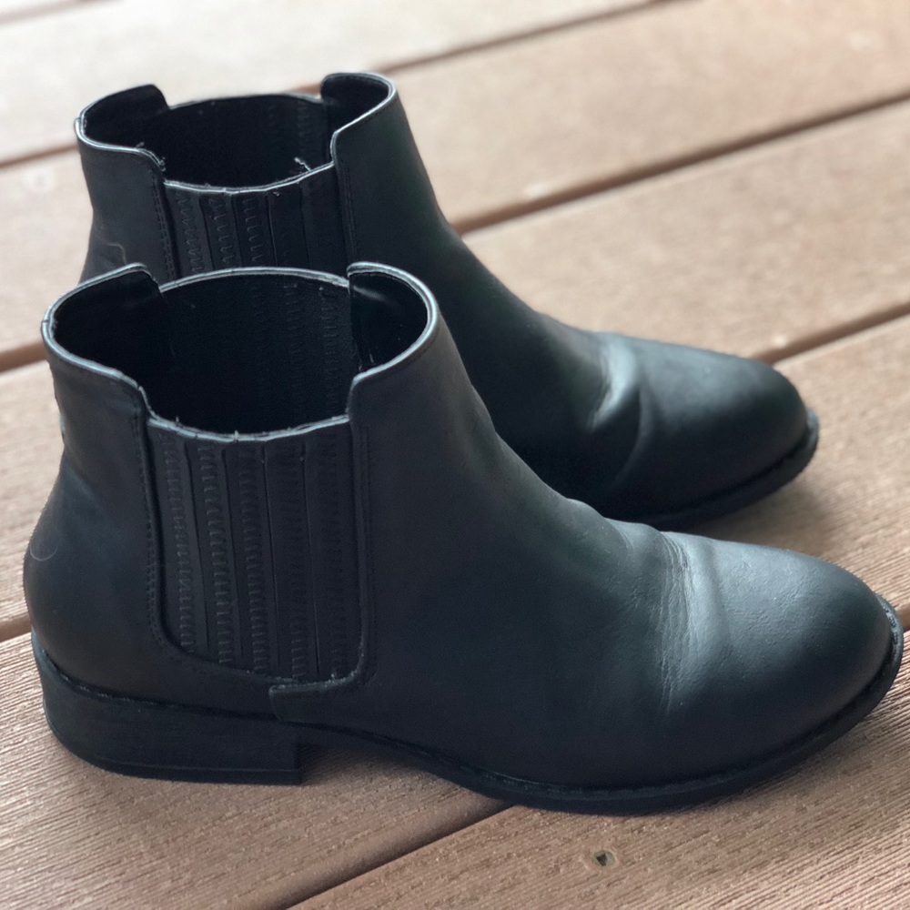 Forever 21 Black Combat Boots